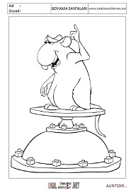 ratatouille boyama sayfaları